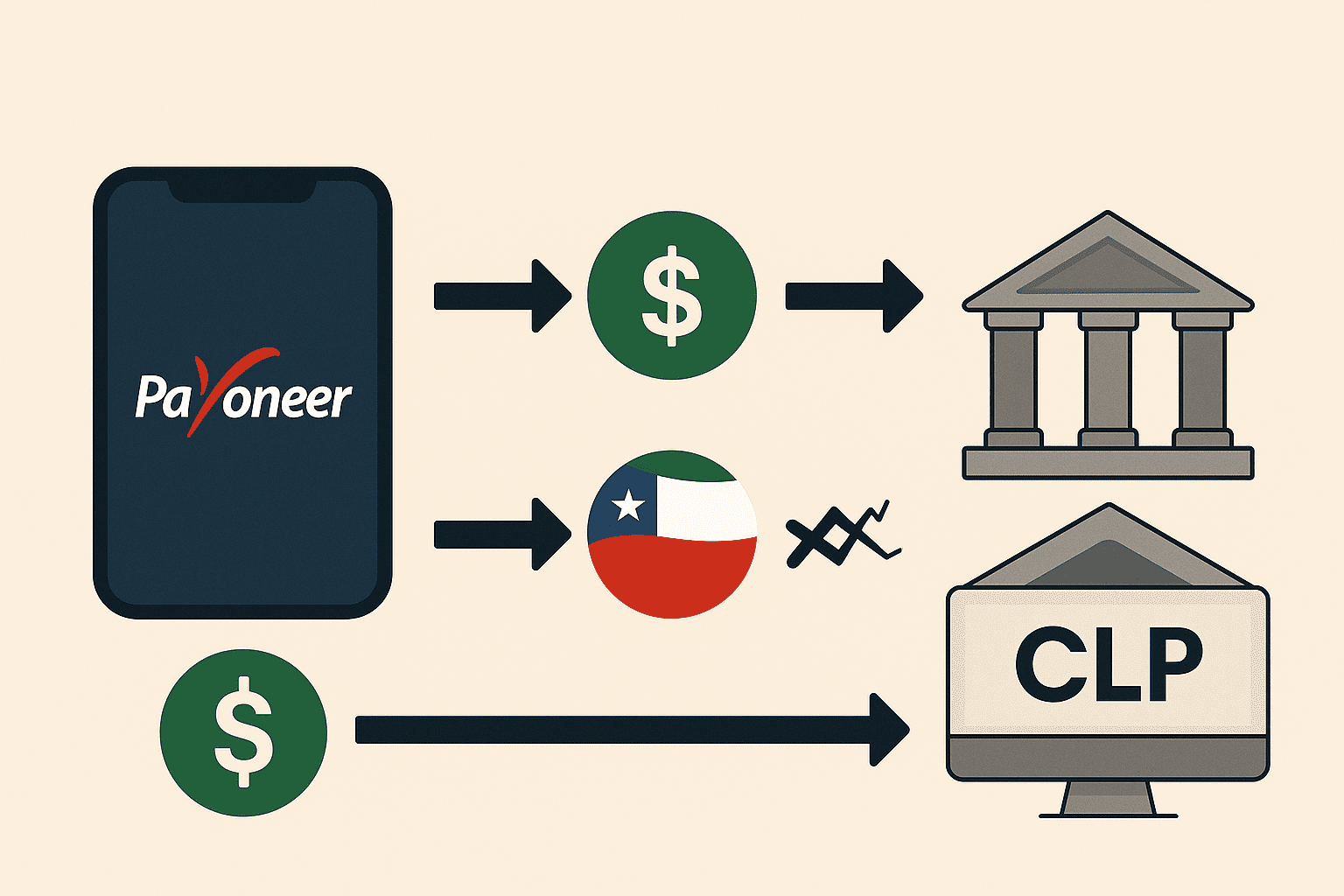 The Best Way to Withdraw USD from Payoneer to Your Chilean Bank 1 The Best Way to Withdraw USD from Payoneer to Your Chilean Bank