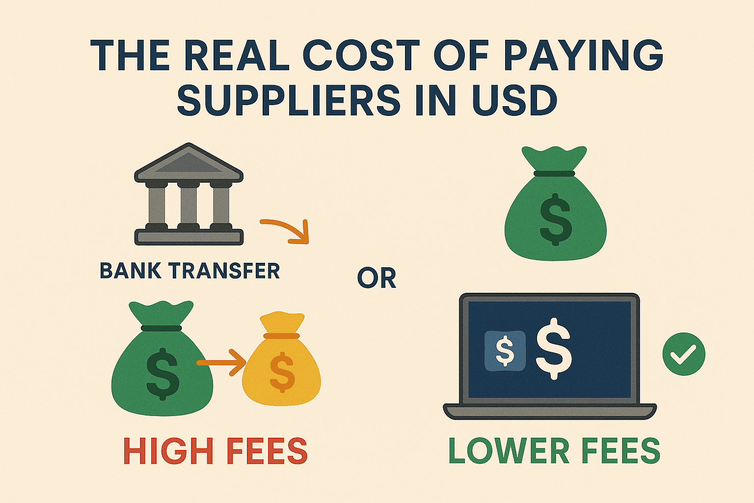 The Real Cost of Paying Suppliers in USD, And How to Cut It by Half