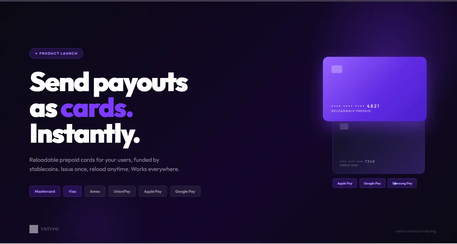 Paycards are live; send payouts as reloadable prepaid cards