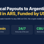 Local payouts to Argentina in ARS funded by USDC stablecoins