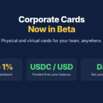 Yativo corporate cards now in beta: physical and virtual cards, up to 1% uncapped cashback, funded in USDC or USD